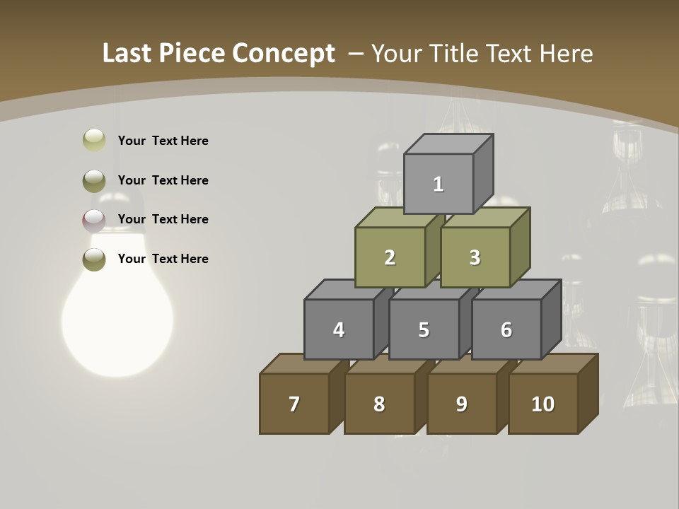 View Town Downtown PowerPoint Template