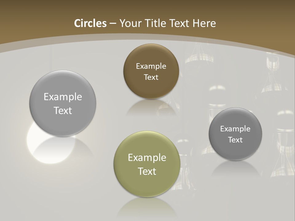 View Town Downtown PowerPoint Template