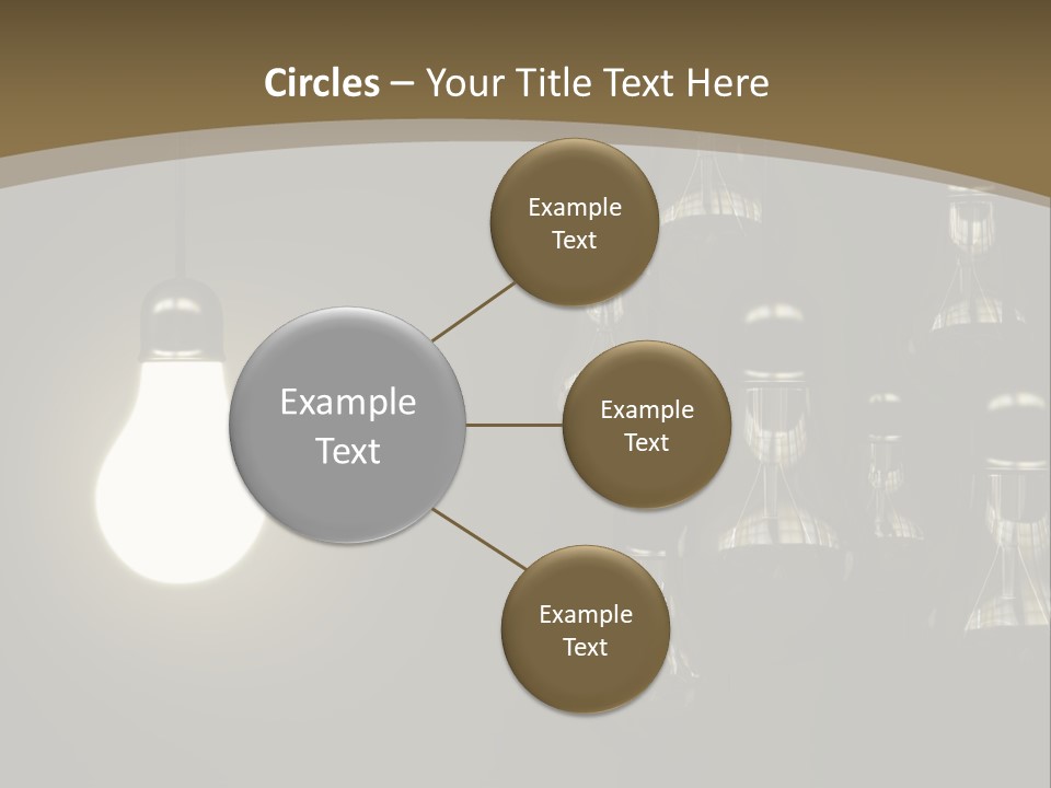 View Town Downtown PowerPoint Template