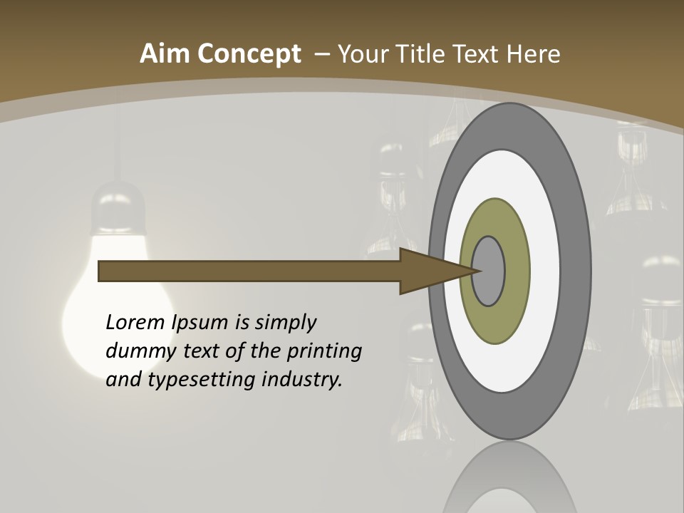 View Town Downtown PowerPoint Template