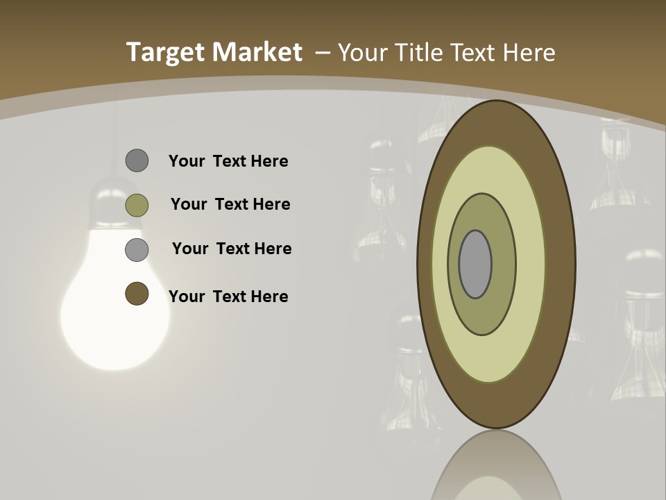 View Town Downtown PowerPoint Template