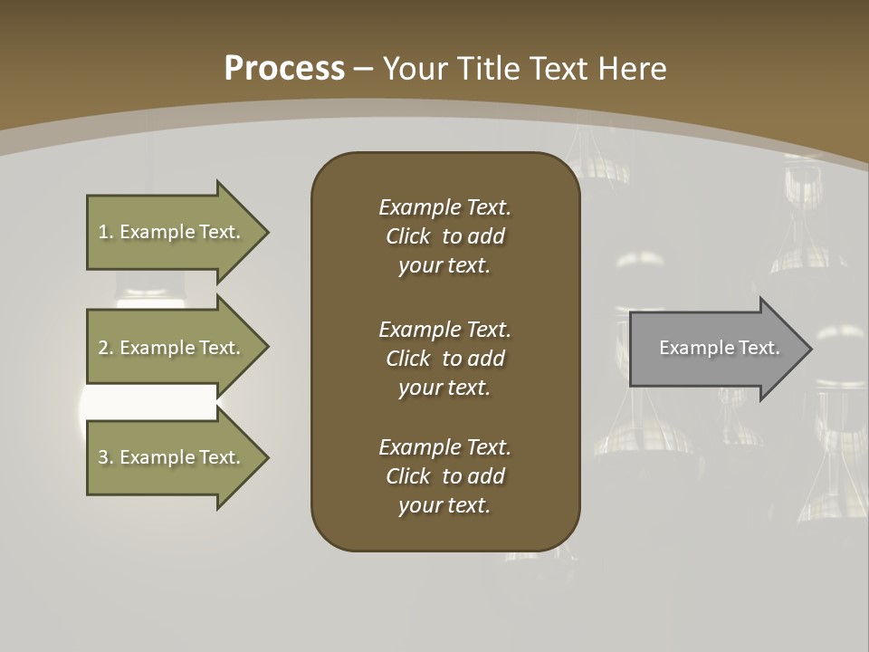 View Town Downtown PowerPoint Template