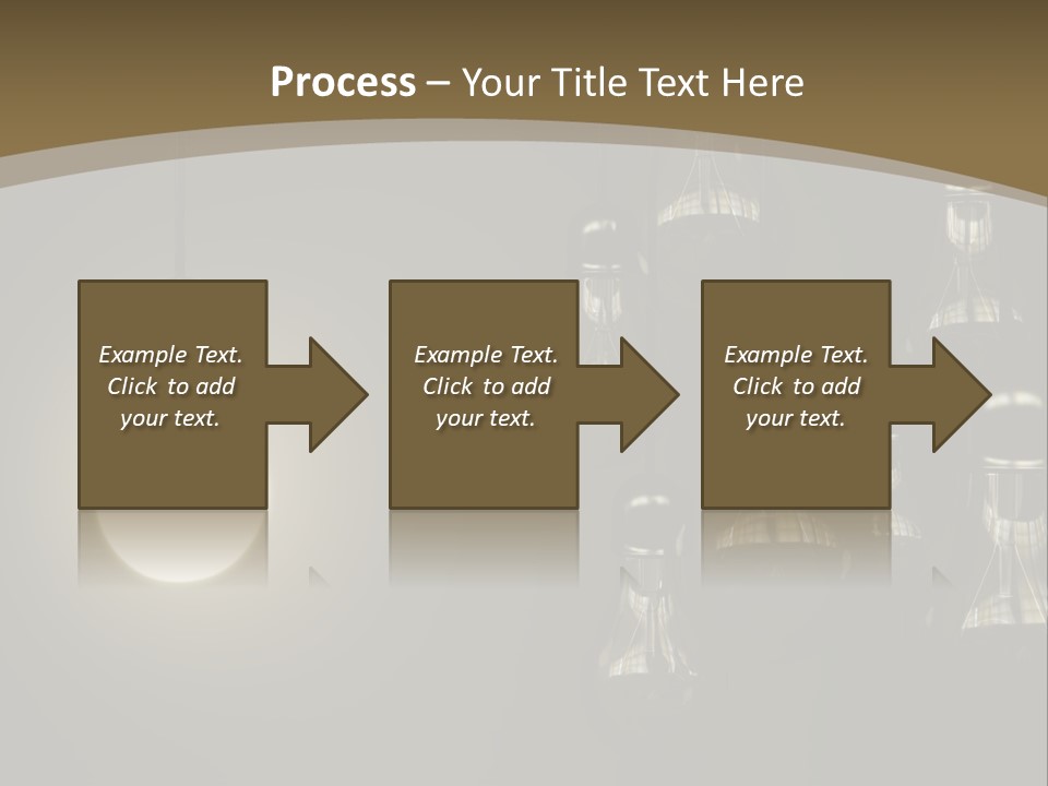 View Town Downtown PowerPoint Template