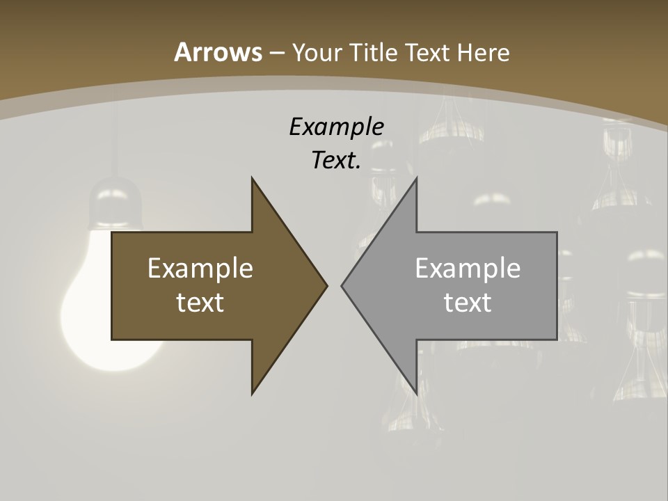 View Town Downtown PowerPoint Template