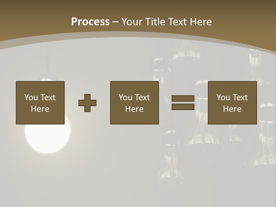 View Town Downtown PowerPoint Template