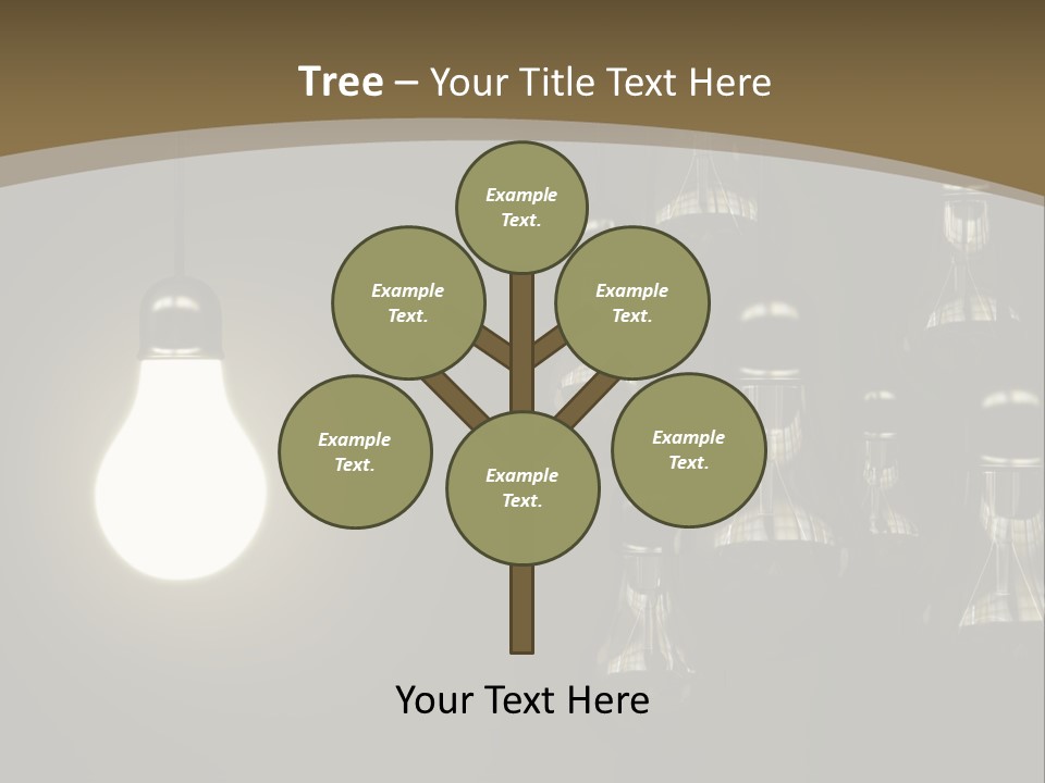 View Town Downtown PowerPoint Template