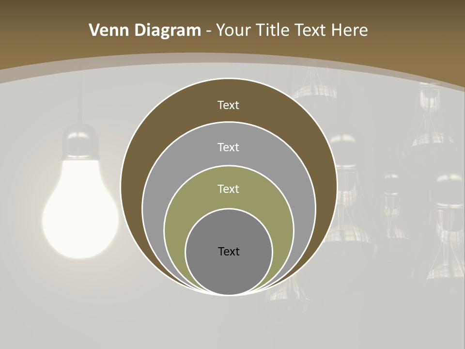 View Town Downtown PowerPoint Template
