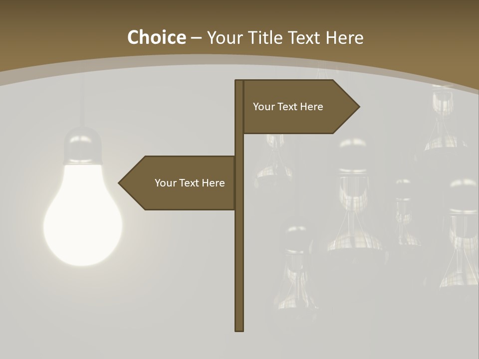 View Town Downtown PowerPoint Template