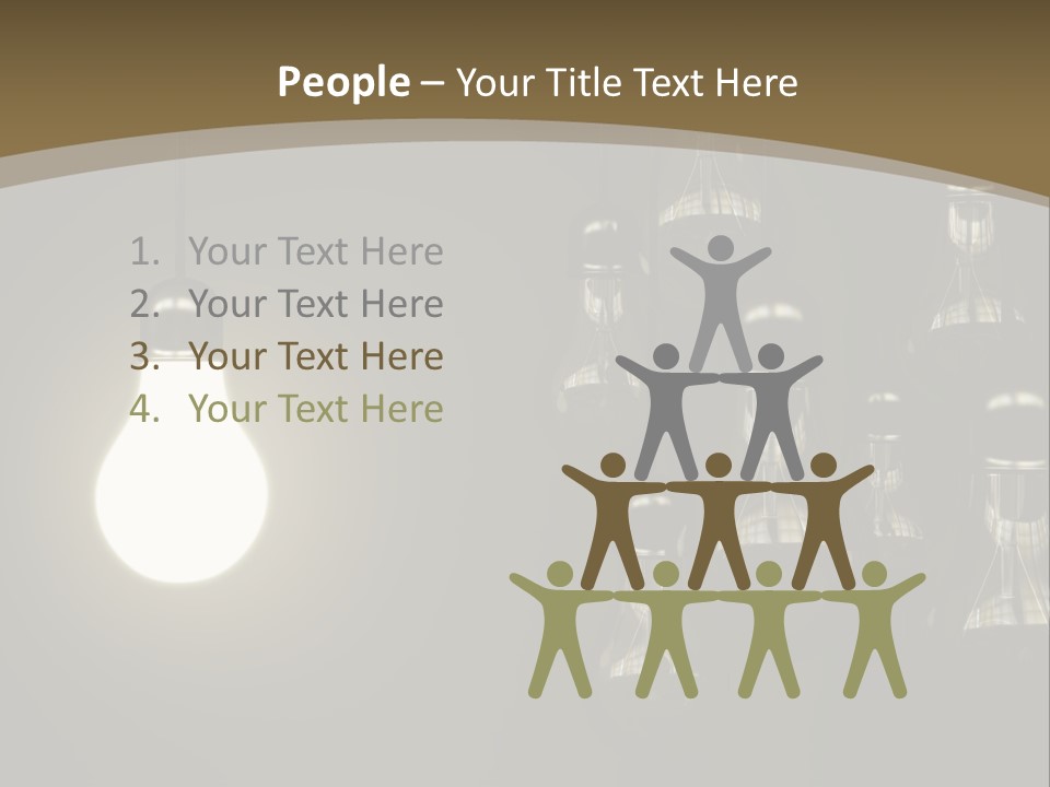 View Town Downtown PowerPoint Template