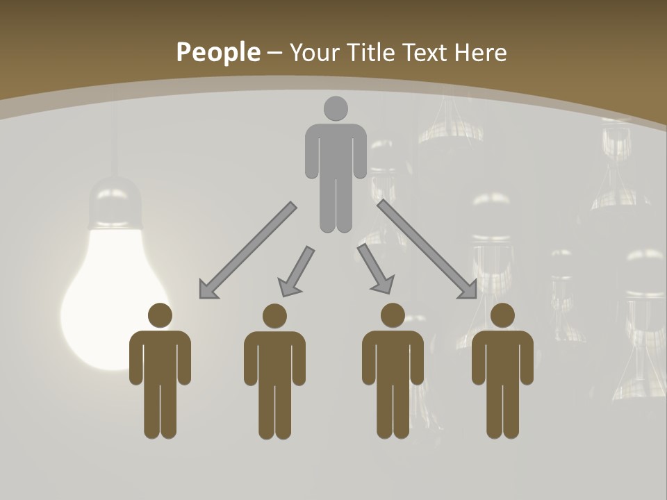 View Town Downtown PowerPoint Template