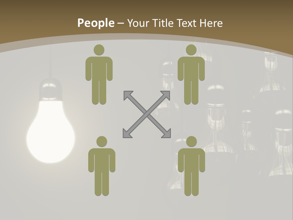 View Town Downtown PowerPoint Template