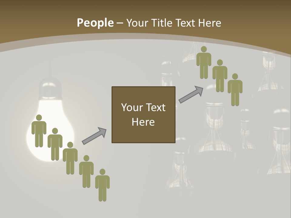 View Town Downtown PowerPoint Template