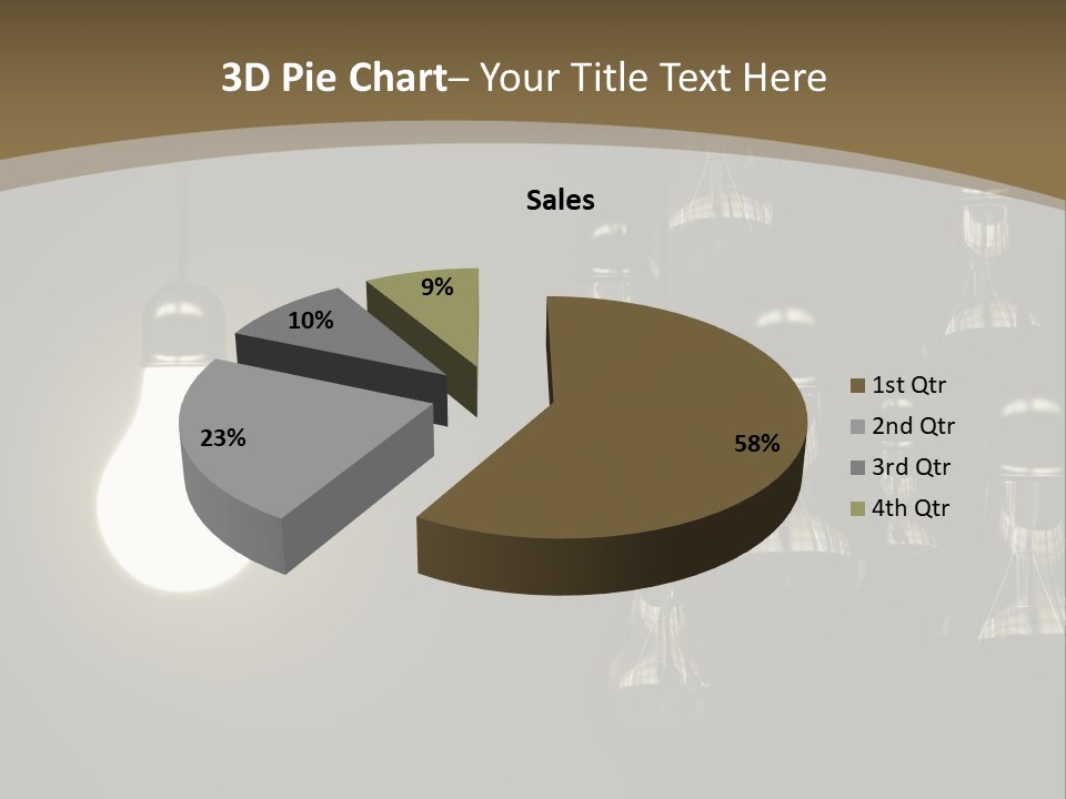 View Town Downtown PowerPoint Template