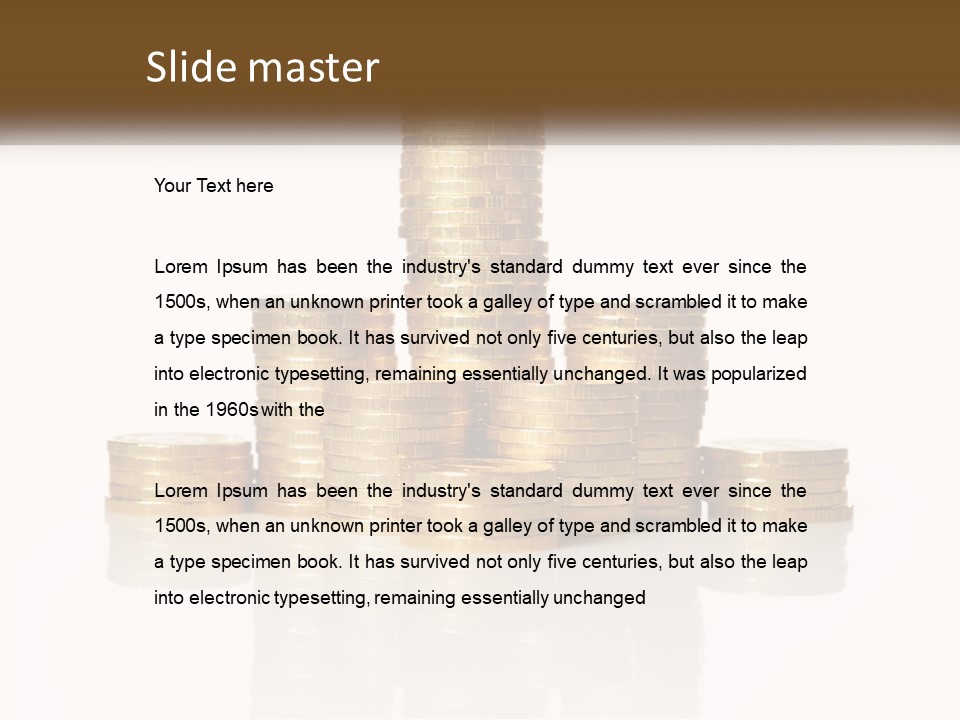 Downtown Graphic Cube PowerPoint Template