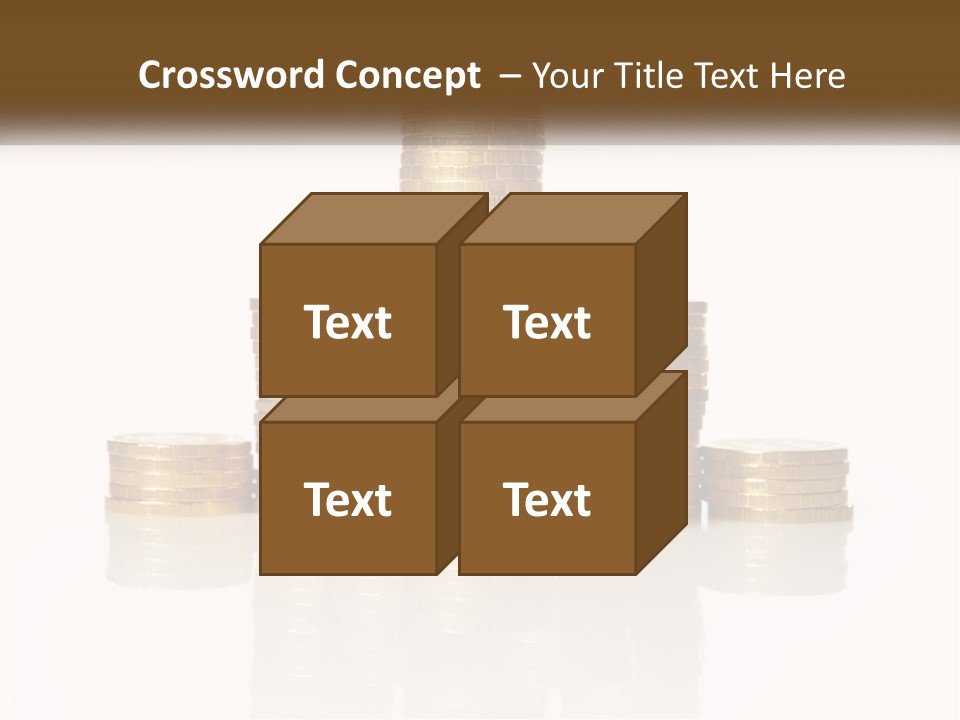 Downtown Graphic Cube PowerPoint Template