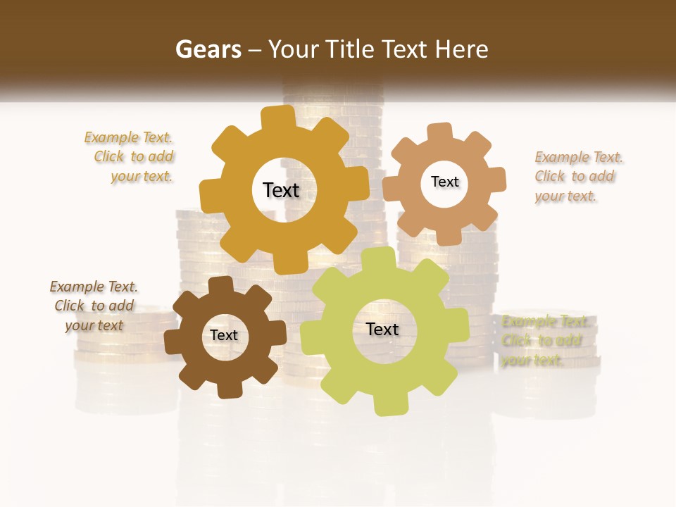 Downtown Graphic Cube PowerPoint Template