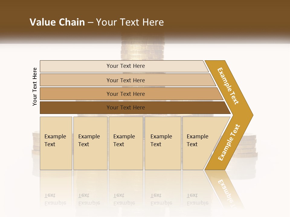 Downtown Graphic Cube PowerPoint Template