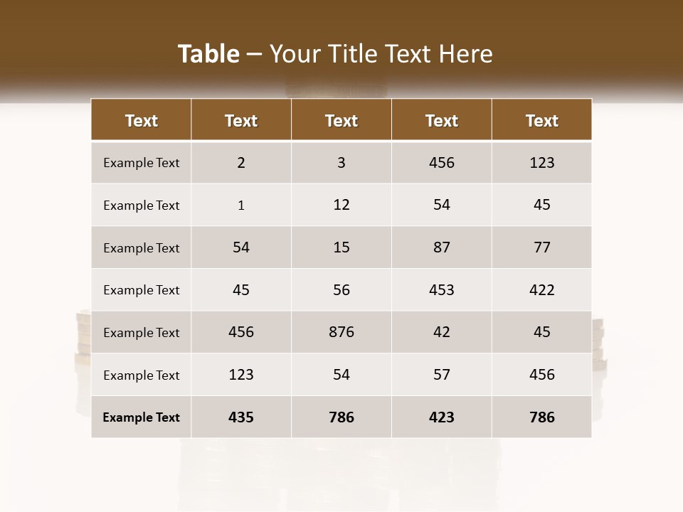 Downtown Graphic Cube PowerPoint Template