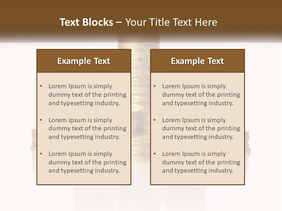 Downtown Graphic Cube PowerPoint Template