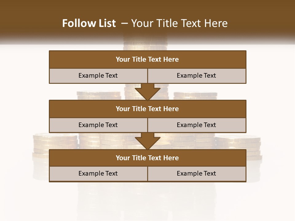 Downtown Graphic Cube PowerPoint Template
