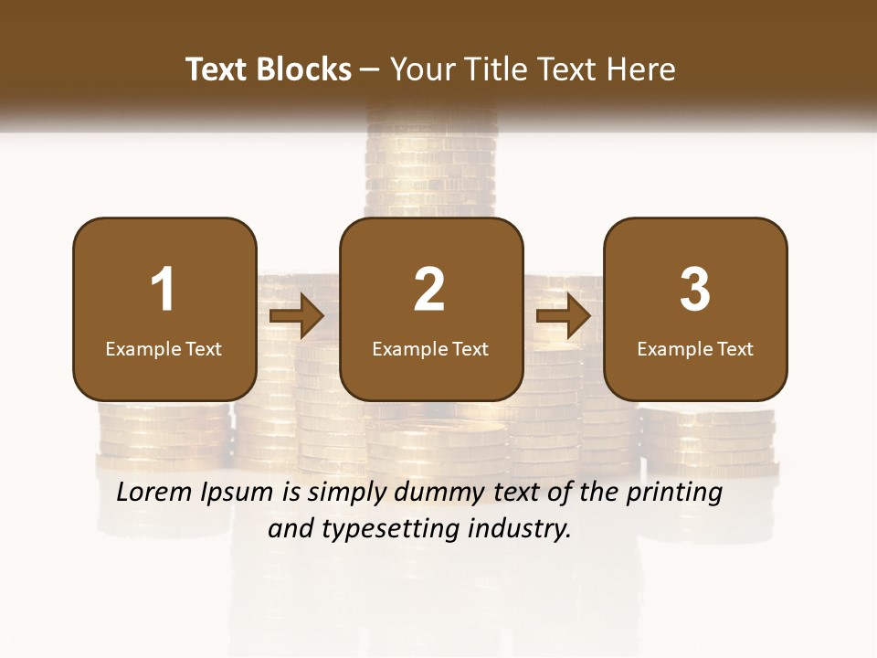 Downtown Graphic Cube PowerPoint Template