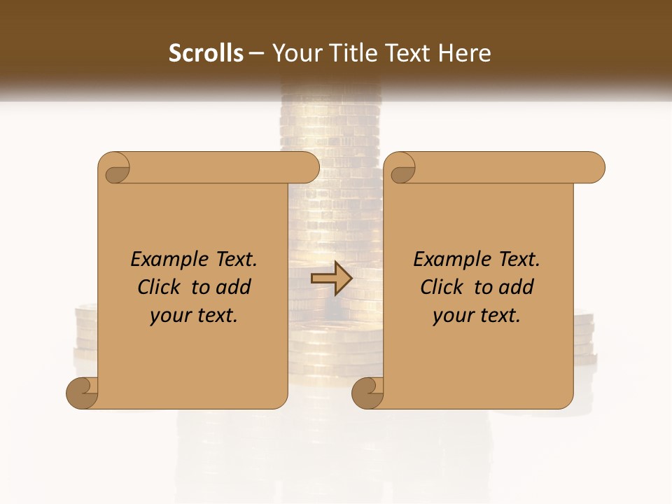 Downtown Graphic Cube PowerPoint Template