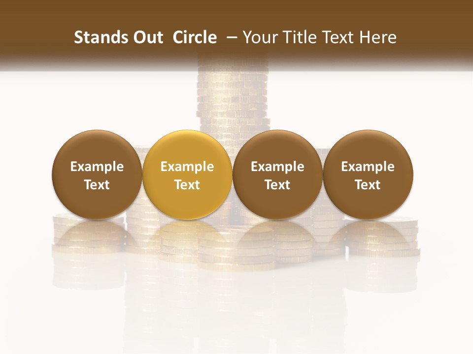 Downtown Graphic Cube PowerPoint Template