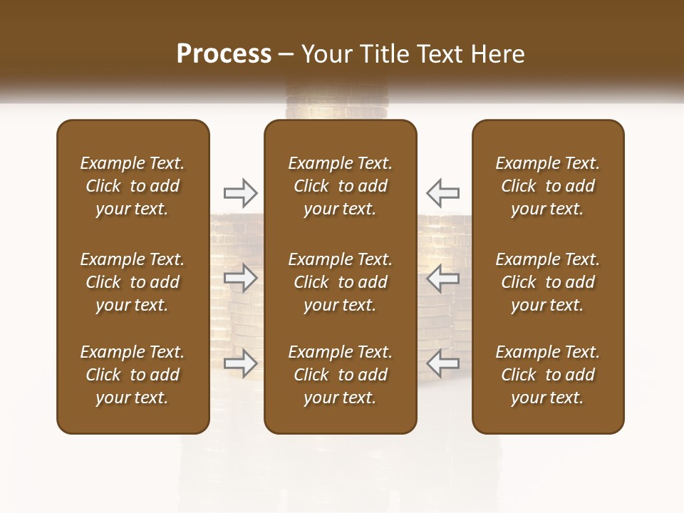 Downtown Graphic Cube PowerPoint Template