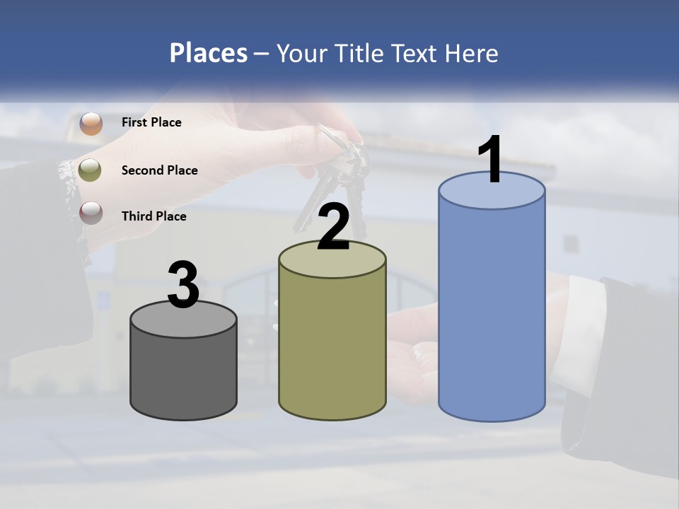 Design Downtown Skyscraper PowerPoint Template