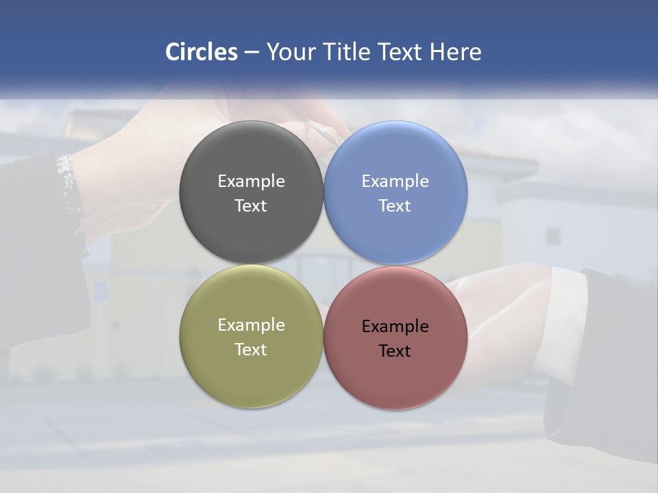 Design Downtown Skyscraper PowerPoint Template