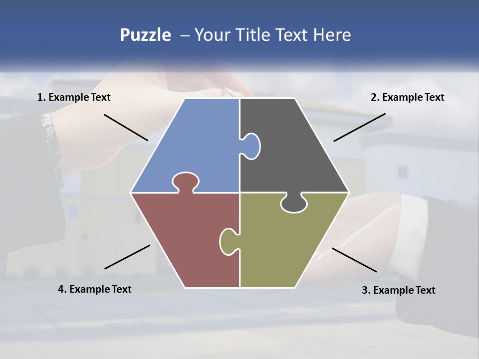 Design Downtown Skyscraper PowerPoint Template