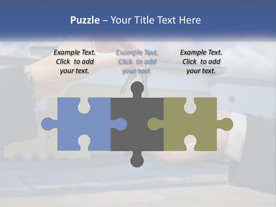 Design Downtown Skyscraper PowerPoint Template