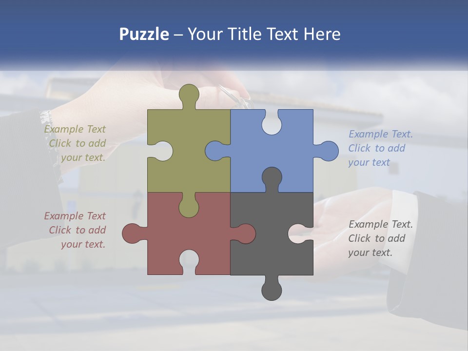 Design Downtown Skyscraper PowerPoint Template