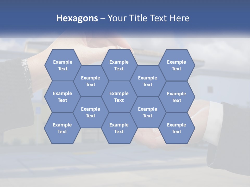 Design Downtown Skyscraper PowerPoint Template
