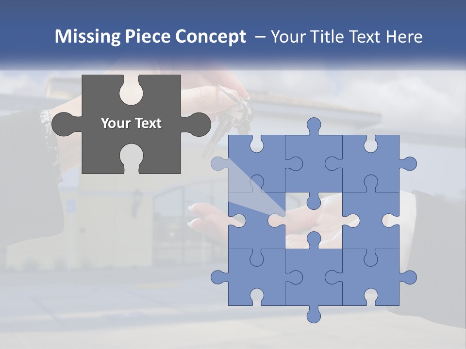 Design Downtown Skyscraper PowerPoint Template