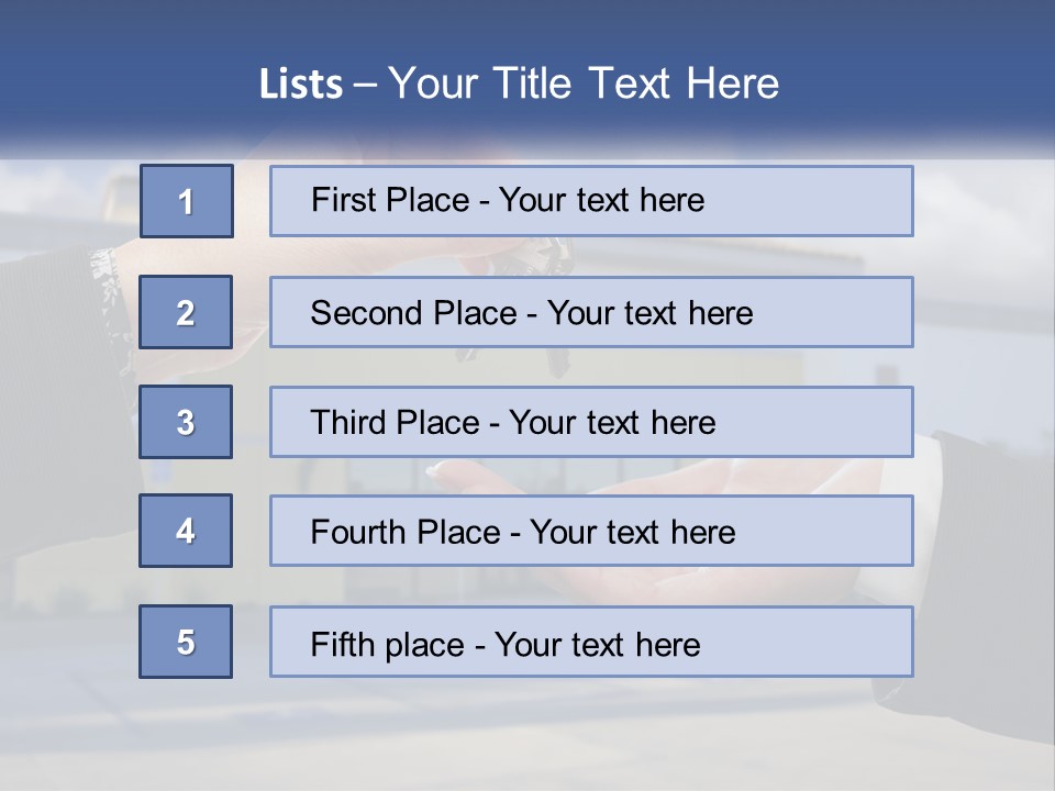Design Downtown Skyscraper PowerPoint Template