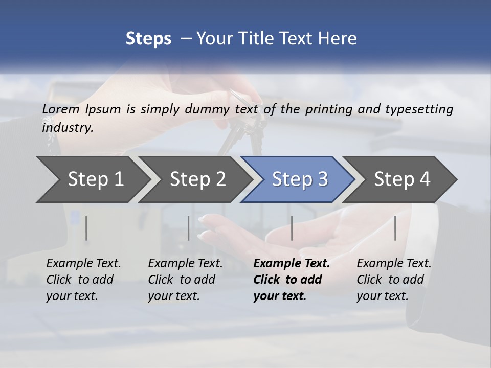 Design Downtown Skyscraper PowerPoint Template