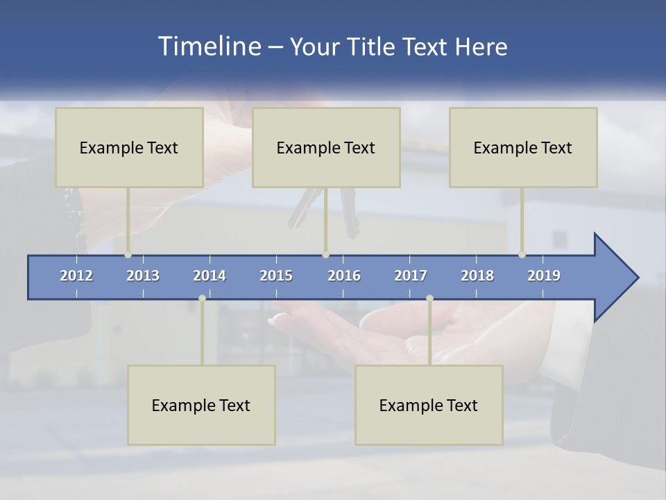 Design Downtown Skyscraper PowerPoint Template