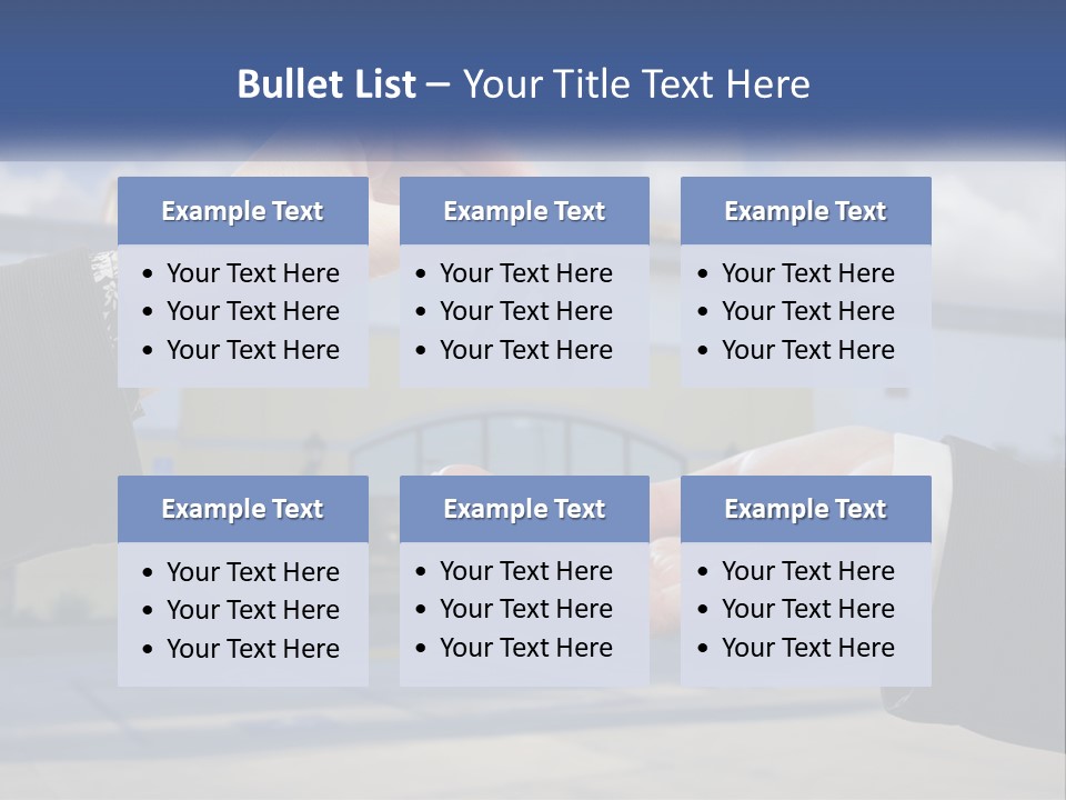 Design Downtown Skyscraper PowerPoint Template