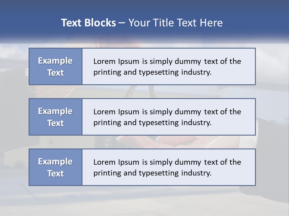 Design Downtown Skyscraper PowerPoint Template