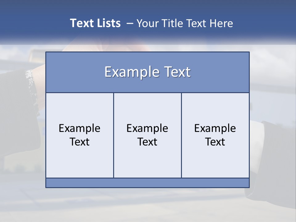 Design Downtown Skyscraper PowerPoint Template