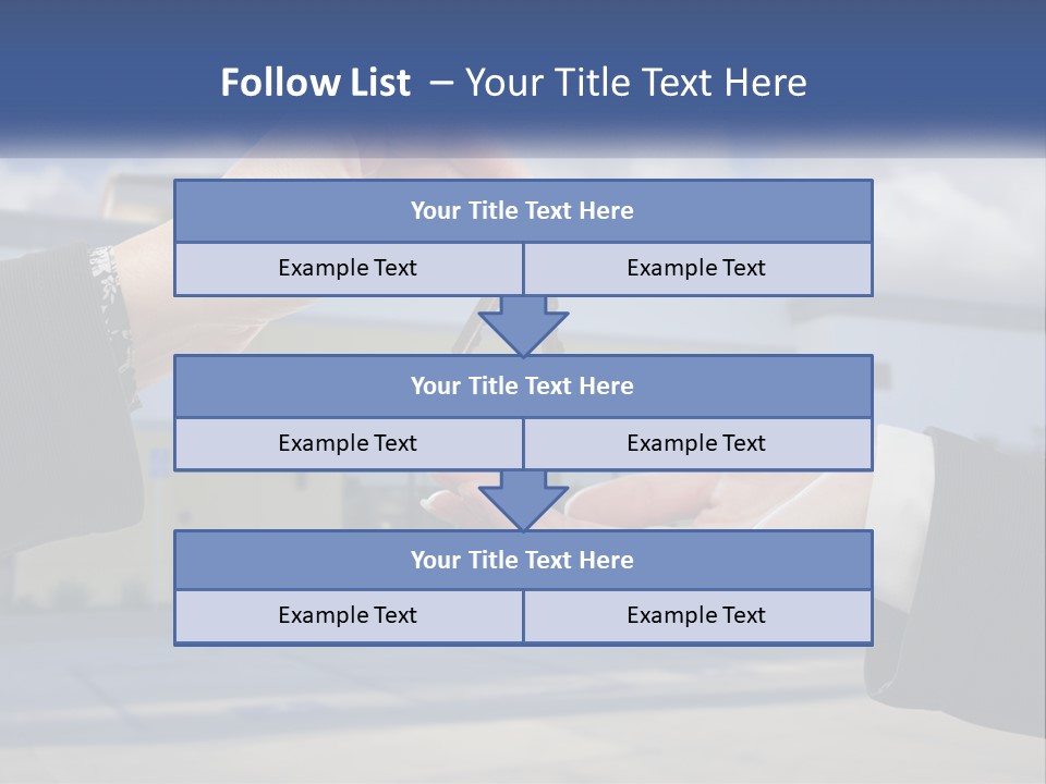 Design Downtown Skyscraper PowerPoint Template
