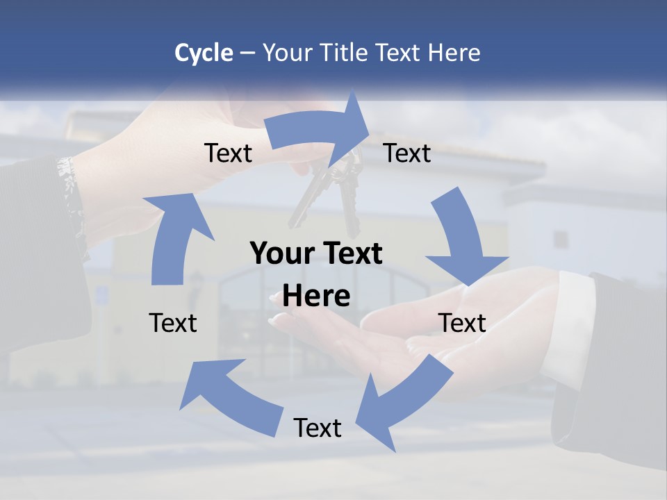 Design Downtown Skyscraper PowerPoint Template