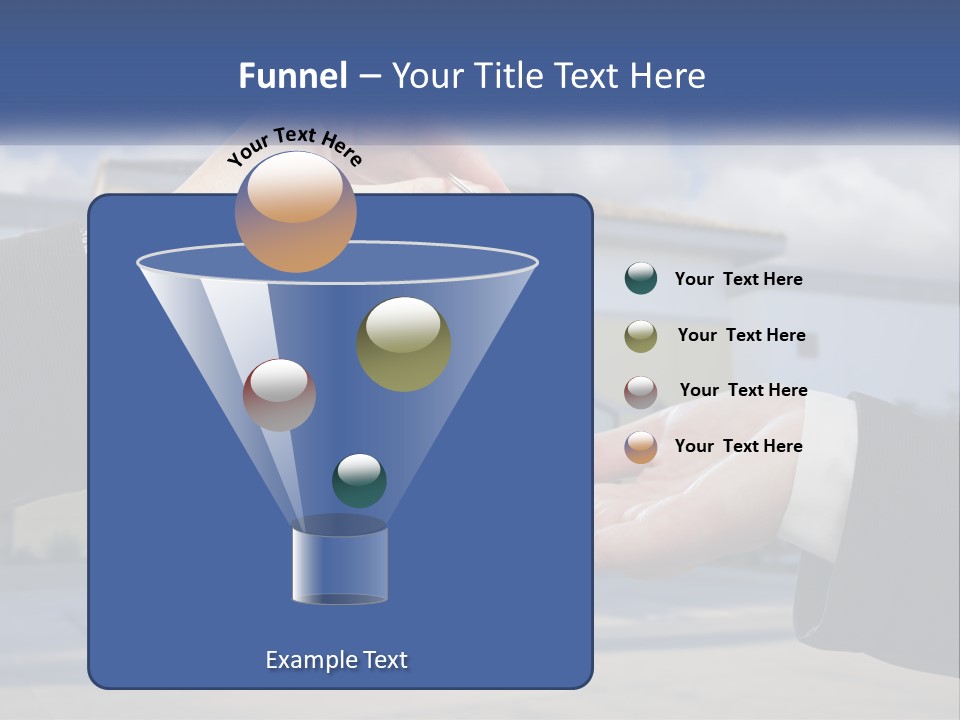 Design Downtown Skyscraper PowerPoint Template