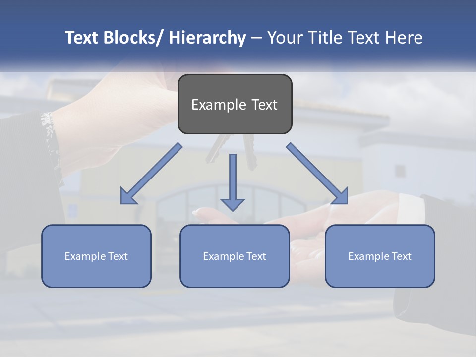 Design Downtown Skyscraper PowerPoint Template