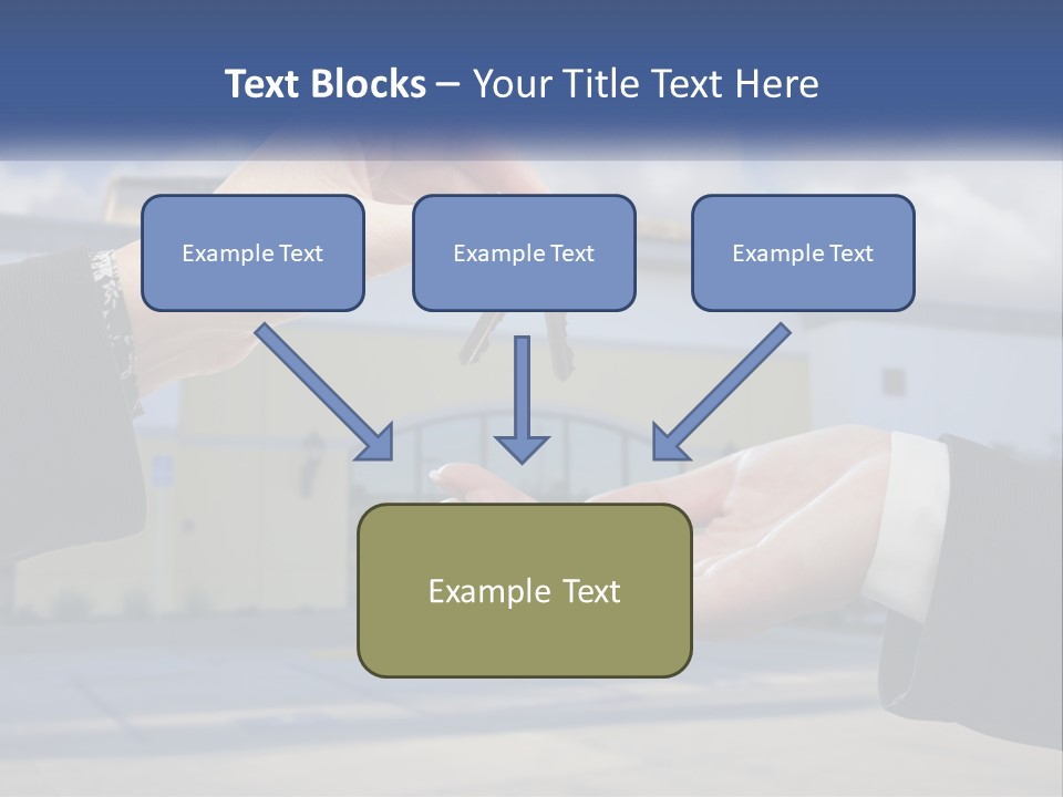 Design Downtown Skyscraper PowerPoint Template