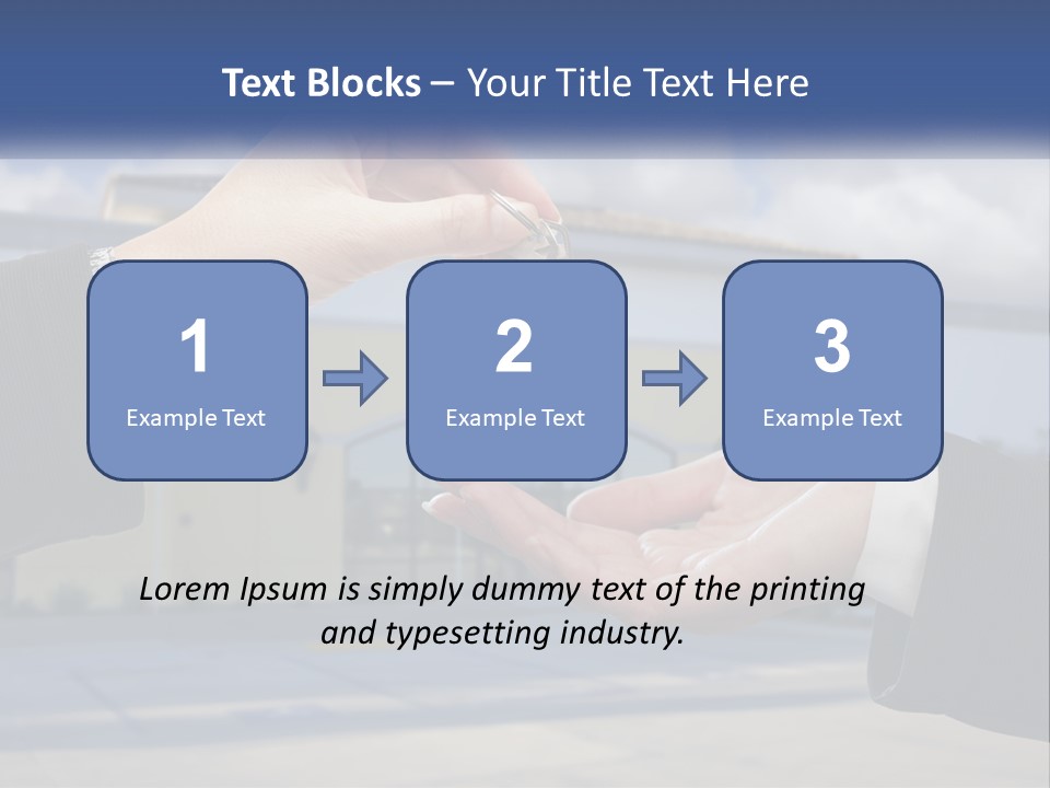 Design Downtown Skyscraper PowerPoint Template