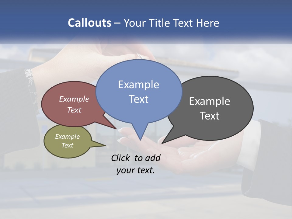 Design Downtown Skyscraper PowerPoint Template