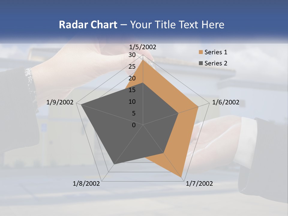 Design Downtown Skyscraper PowerPoint Template