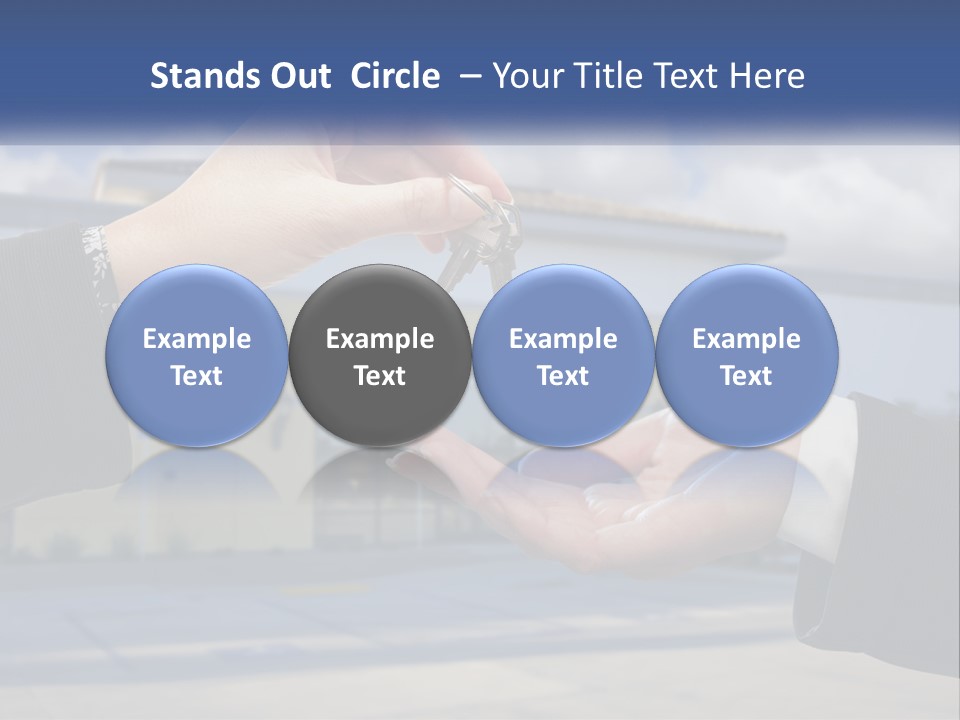 Design Downtown Skyscraper PowerPoint Template